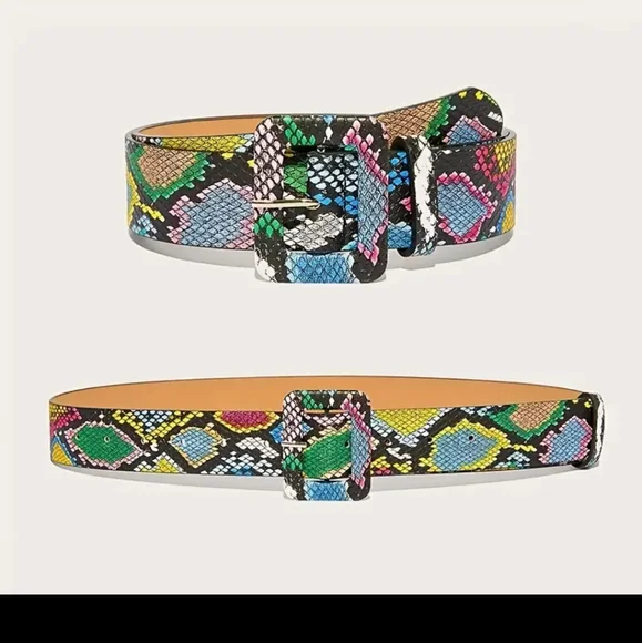 "SOLD"NWOT snakeskin BELT - Picture 1 of 6